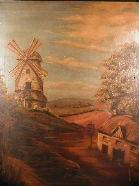 Appraisal: D St John Mosse Landscape with a windmill and Mill