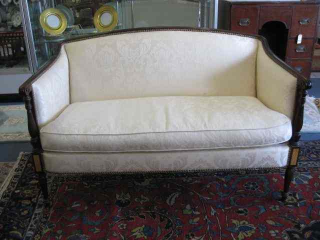 Appraisal: Hickory Chair Company Loveseat Sheraton style '' wide