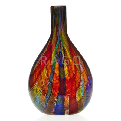 Appraisal: ERCOLE BAROVIER - BAROVIER TOSO Oriente vase Murano des possibly