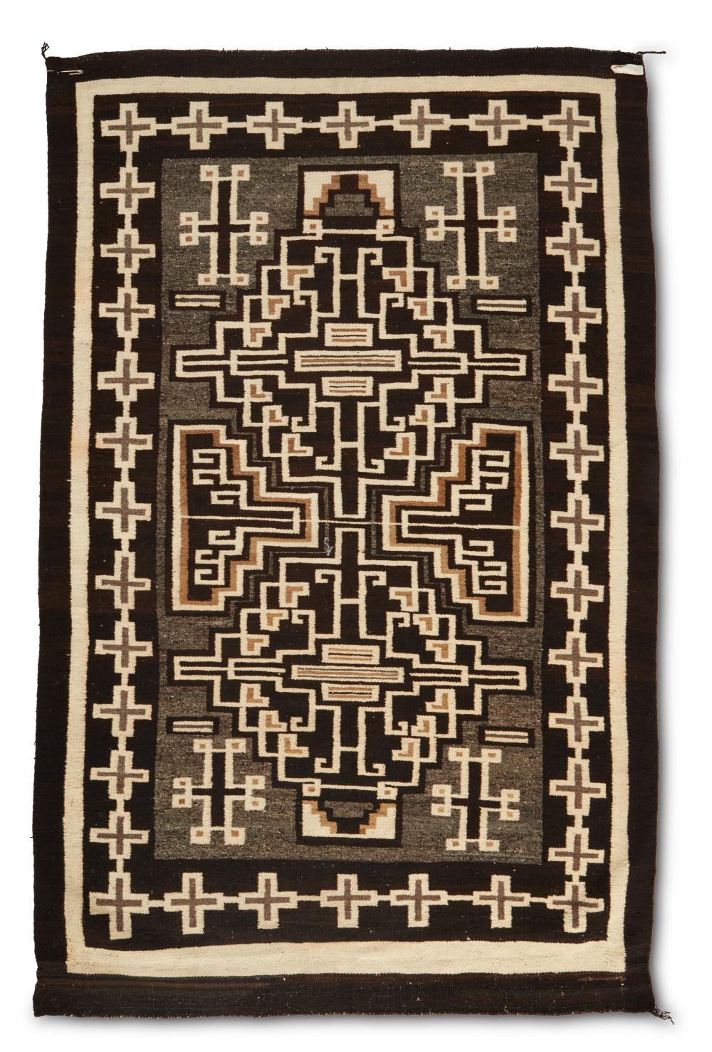 Appraisal: A Navajo Teec Nos Pos rug Early Mid- th century