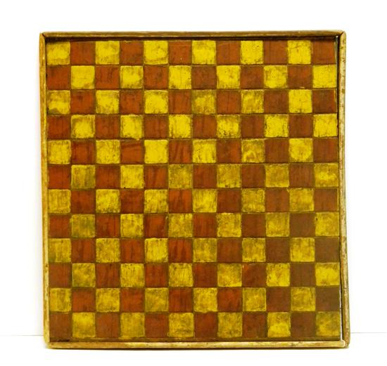 Appraisal: Late th C New England wooden game board possibly from