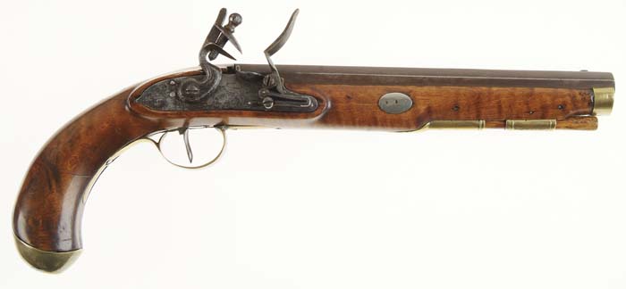 Appraisal: GIDIGEN FLINTLOCK KENTUCKY PISTOL Cal smooth bore NSN oct bbl