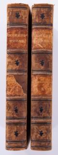 Appraisal: Charles Dickens Christmas Stories Complete two volume marble hardcover edition