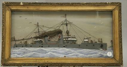 Appraisal: Diorama Ship Model