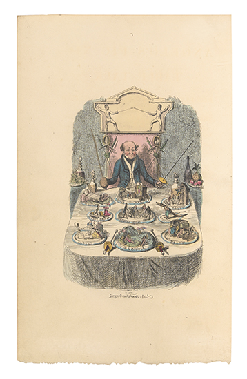 Appraisal: CRUIKSHANK GEORGE Angelo Henry Angelo's Pic Nic or Table Talk