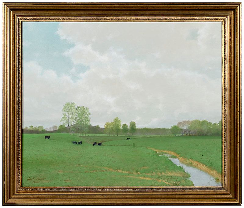 Appraisal: John L Boatwright Tennessee - Green Green Grass of Spring