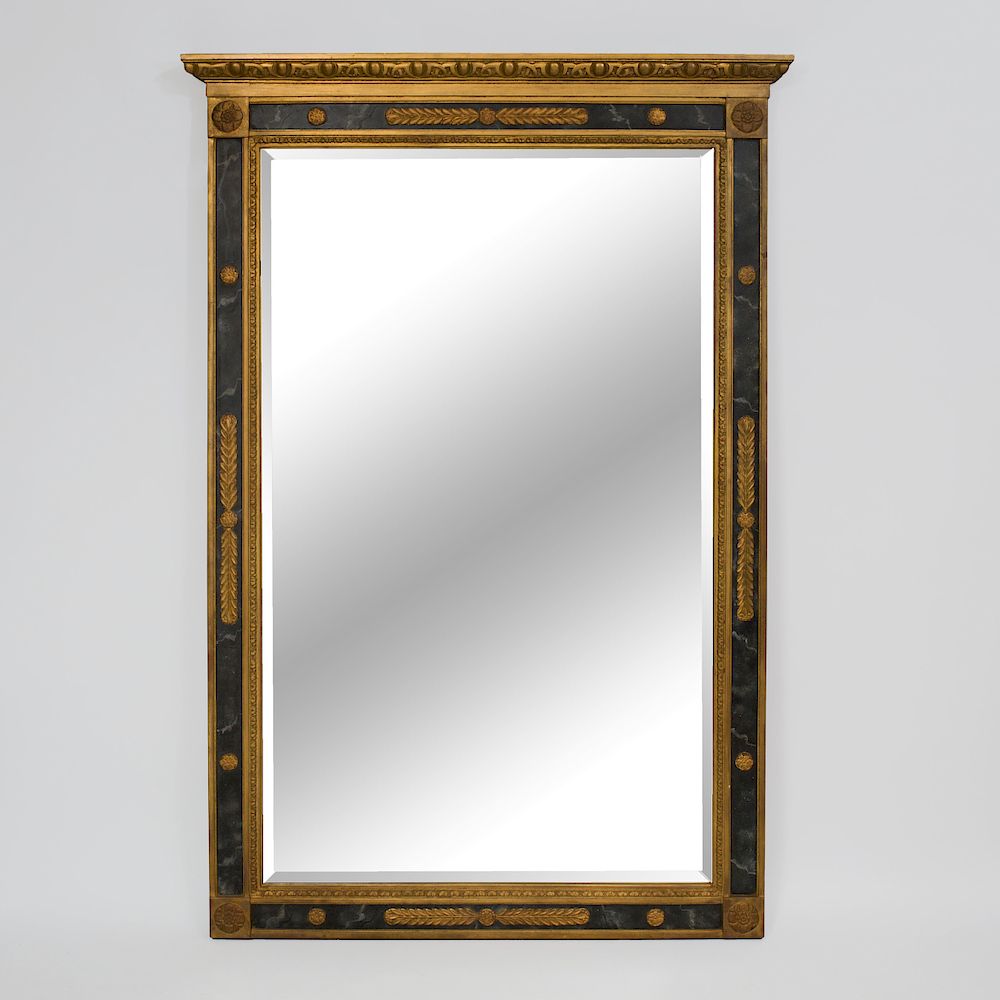 Appraisal: Neoclassical Style Parcel-Gilt Wall Mirror x in Condition Minor wear