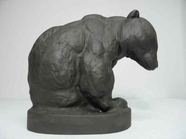 Appraisal: Porcelain bear sculpted by August Gaul for Meissen Signed on