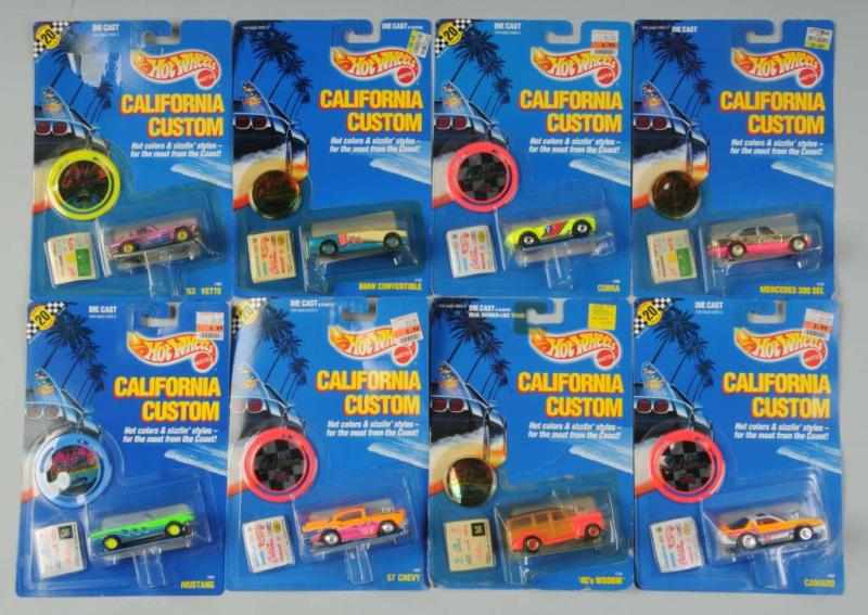 Appraisal: Lot of Mattel Hot Wheels California Custom Cars Description Includes