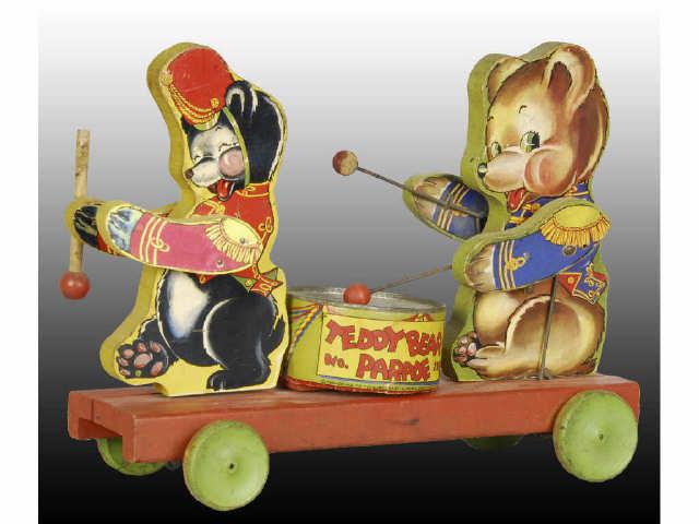 Appraisal: Fisher-Price Teddy Bear Parade Toy Description Original mallets and baton