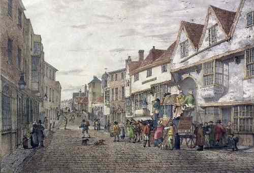 Appraisal: Thomas Sidney Cooper - - Coloured lithograph - ''High Street