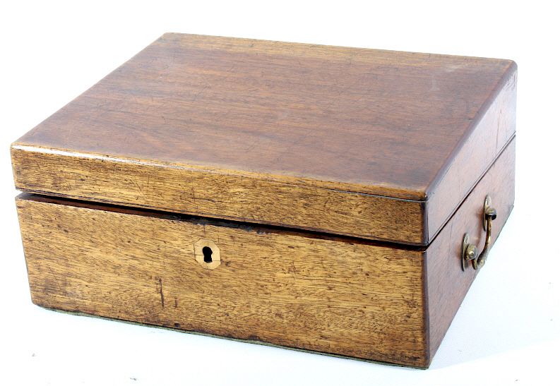 Appraisal: Early th Century English Mahogany Traveling Desk Featured in this