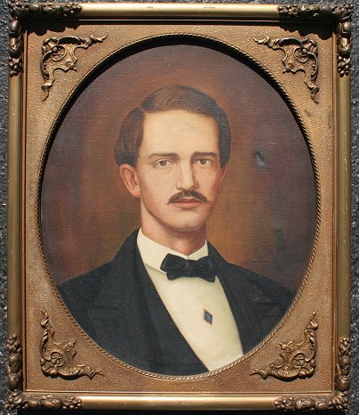 Appraisal: WALLER Johannes American - Portrait of Abner Patton Founding Father