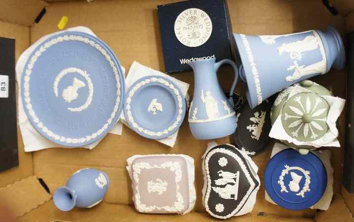 Appraisal: A collection of Various Wedgwood Jasperware to include Vases Bowls