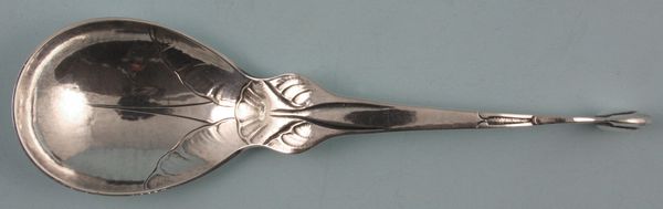 Appraisal: Georg Jensen 'Snail' pattern serving spoon l troy oz t