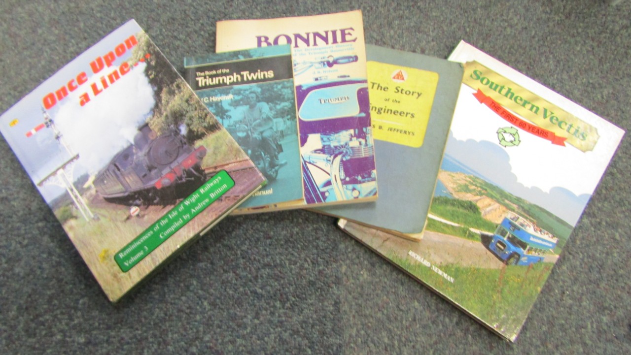 Appraisal: Mixed books on buses motocycles and sundries qty