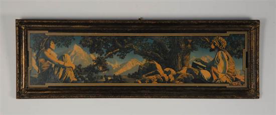 Appraisal: Maxfield Parrish Print Rubiayat in period frame printed lower right