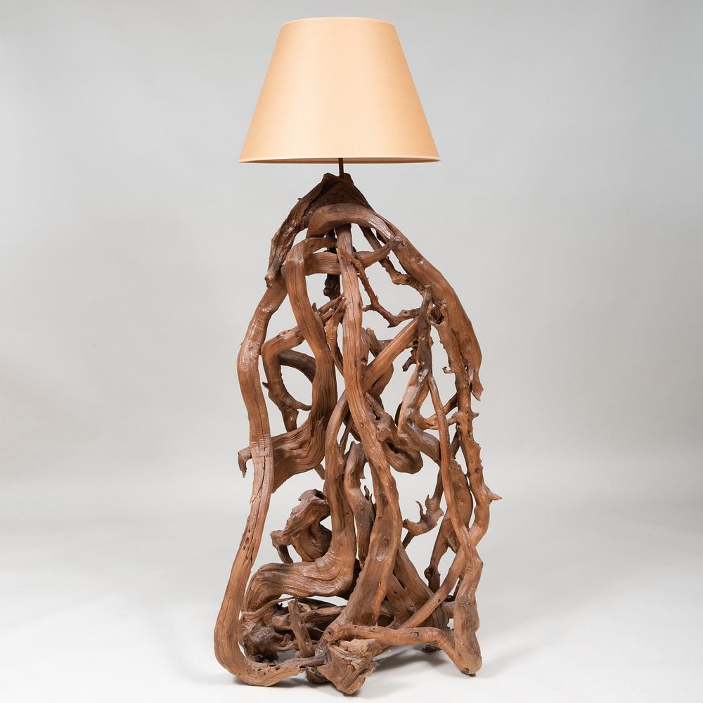 Appraisal: Tall Driftwood Lamp ft in x x in overall Condition