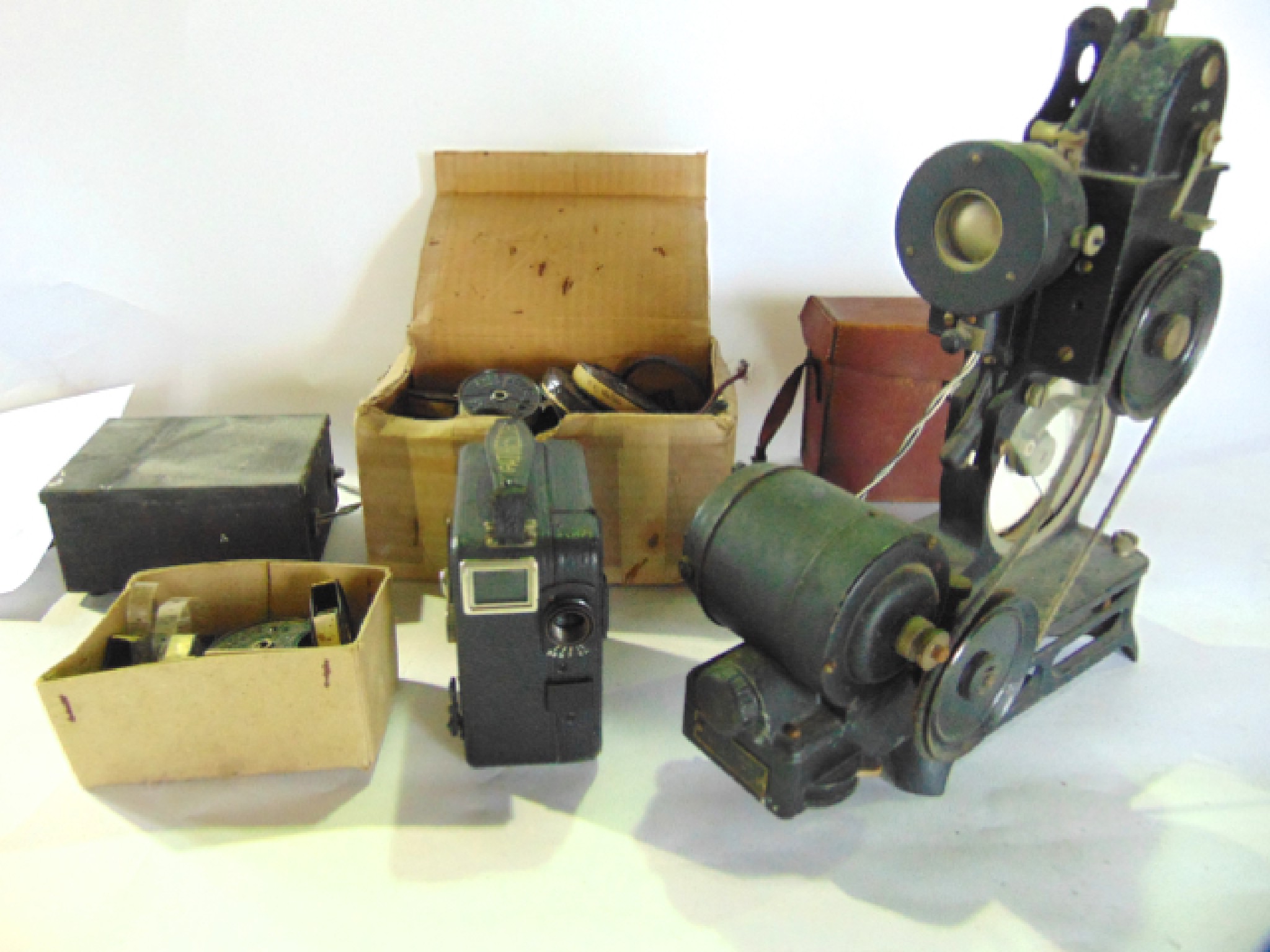 Appraisal: A Pathescope projector together with a cased Pathescope recorder various