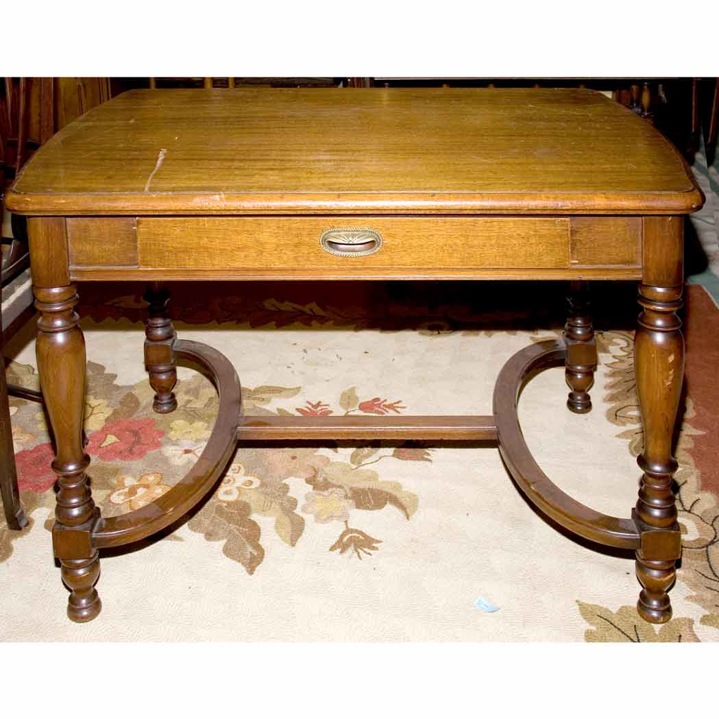 Appraisal: American Mahogany Table Height inches width inches depth inches