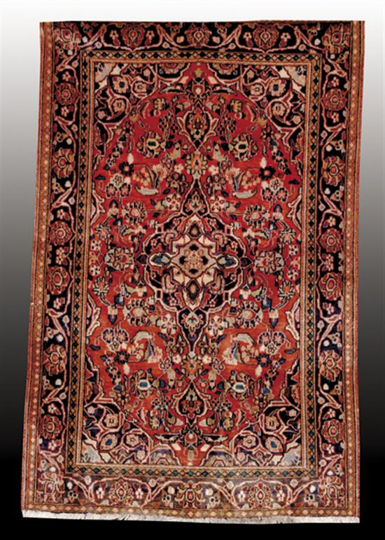 Appraisal: Antique Persian Kashan carpet circa - ' x '