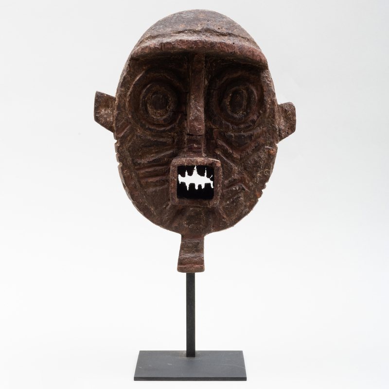 Appraisal: NUNUMA MONKEY MASK BURKINA FASO Wood pigments kaolin With an