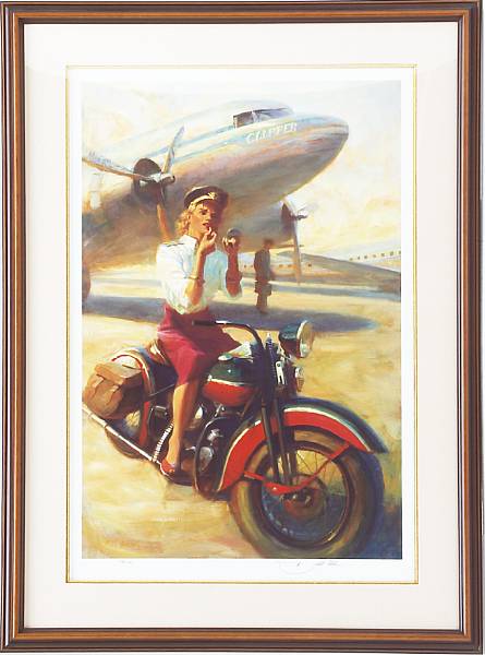 Appraisal: Betty' after David Uhl print limited edition number depicting a