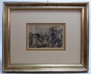 Appraisal: Rembrandt Van Rijn Bartsch Etching NEATHERLANDS - The Bartsch etching