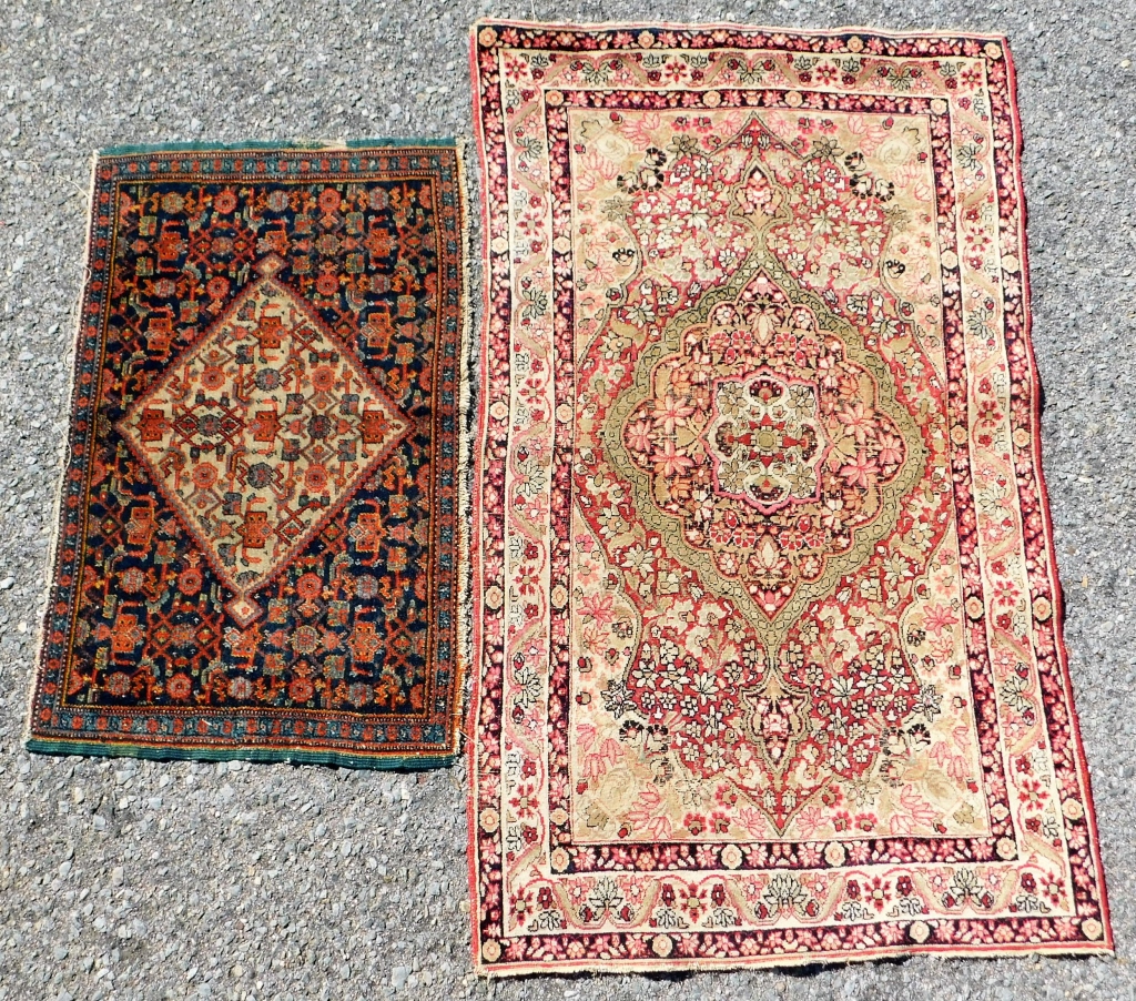 Appraisal: PC KERMAN SENA RUGS Middle East th CenturyIncludes a small