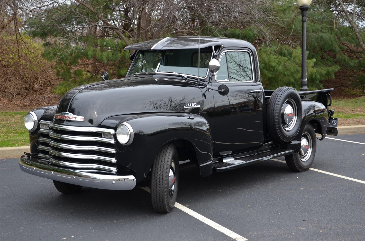 Appraisal: CHEVROLET ADVANCED DESIGN PICKUP TRUCK Triple Black Paint with Black