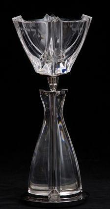 Appraisal: STEUBEN GLASS LIMITED EDITION CUP OF ELIJAH DESIGNED BY PETER