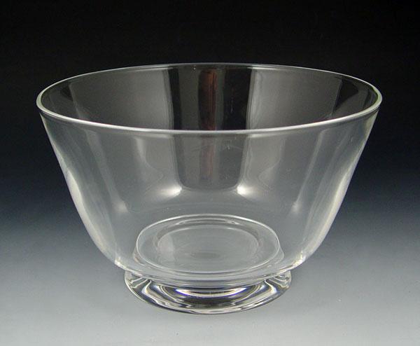 Appraisal: SIGNED STEUBEN CRYSTAL BOWL '' dia '' tall