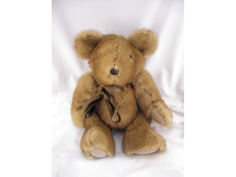 Appraisal: Mink Jointed Teddy Bear Jointed bear made of light brown