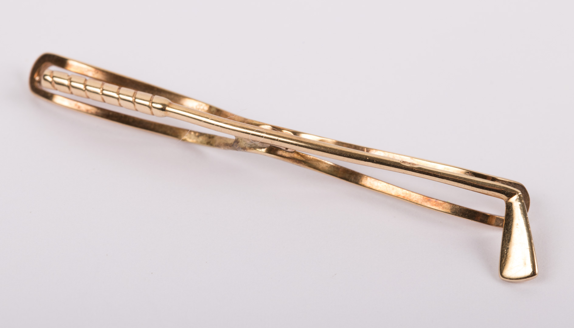 Appraisal: A Golf Club Tie Clip by Tiffany Co K gold