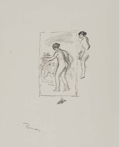 Appraisal: PIERRE-AUGUSTE RENOIR Femme au Cep de Vigne e variante Lithograph