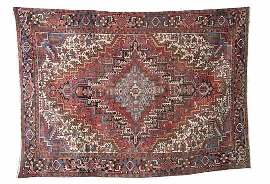 Appraisal: Heriz carpet ' '' x ' '' Provenance Property of