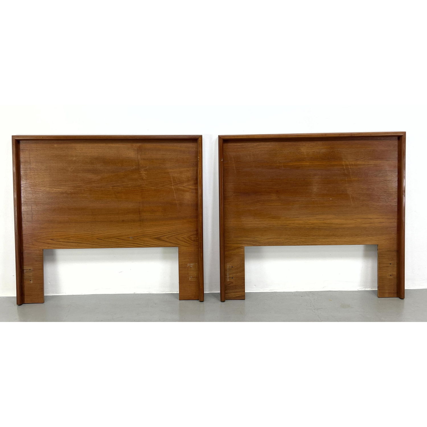 Appraisal: Pr Modernist Twin Headboards Dimensions H inches W inches D