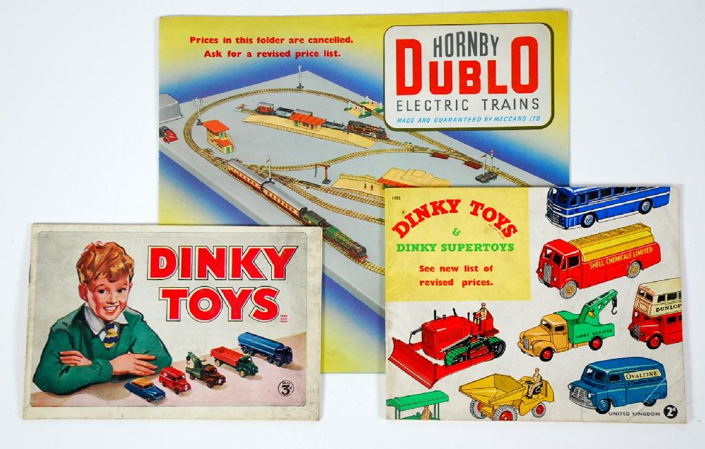 Appraisal: SUNDRY CIRCA 's- 's DIE CAST TOY CATALOGUES AND PRICE