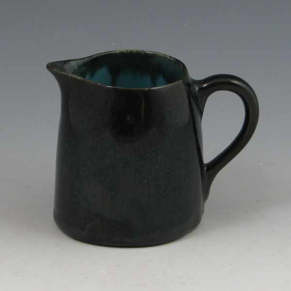 Appraisal: Paul Revere Pottery gunmetal black cream pitcher Marked PRP Mint