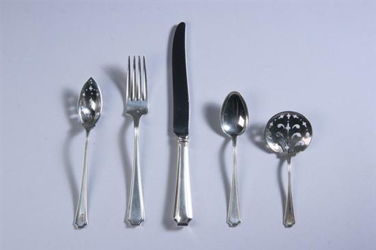 Appraisal: -PIECE GORHAM STERLING SILVER PARTIAL FLATWARE SERVICE Fairfax pattern Including