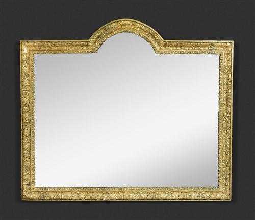 Appraisal: MIRROR Louis XIV Paris circa Matte and polished gilt bronze