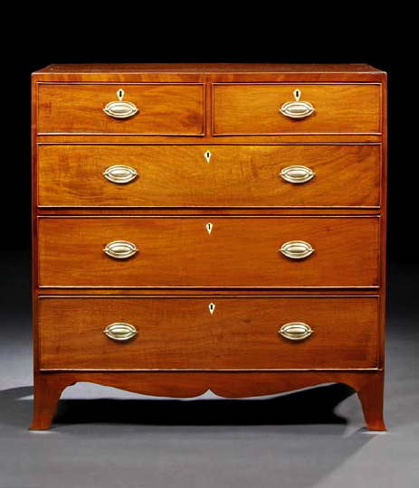 Appraisal: Late George III-Style Mahogany Chest early th century and later