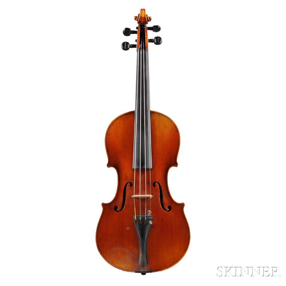 Appraisal: German Violin Louis Lowendall Dresden bearing the maker's stamp and