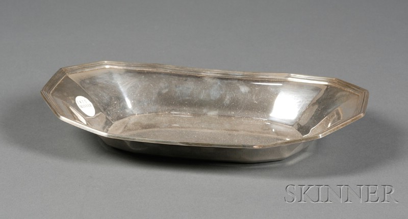 Appraisal: Tiffany Co Sterling Open Serving Dish - oval with angular