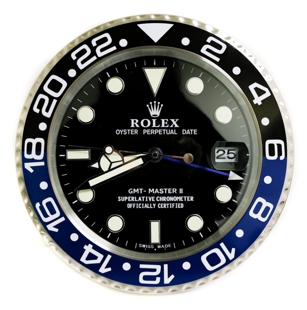 Appraisal: ROLEX GMT-MASTER II DEALERS WALL CLOCKRolex GMT-Master II dealers wall