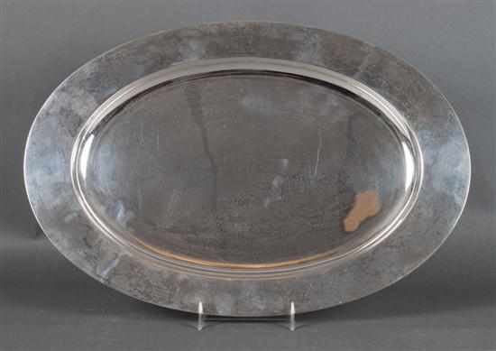 Appraisal: American sterling silver platter Dominick Haff mid- th century X