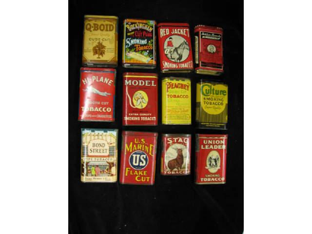 Appraisal: Collection of Tobacco Tins all different advertising a fine lot