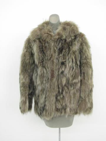 Appraisal: Fox fur coat brown in color size approximately M L