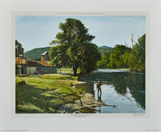 Appraisal: Ogden M Pleissner - Three Color Printseach signed Ogden M