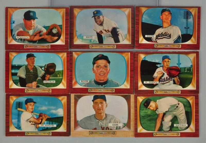 Appraisal: Lot of Bowman Baseball Cards Description From the Television Series